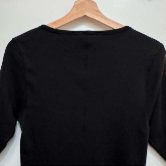 Quince Organic Cotton Micro Rib Knit Elbow Sleeve Top - Picture 7 of 12